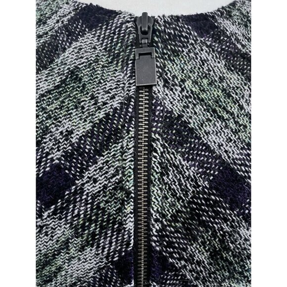 W By Worth Wool Plaid Dress Pockets NEW size 8 Full Zipper Academia Preppy Lined - Picture 6 of 14